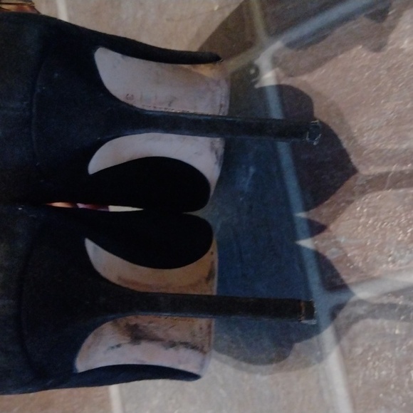 Manolo blahnik BB 105 black suede pump heel classic pump size 36.5 - Picture 9 of 12